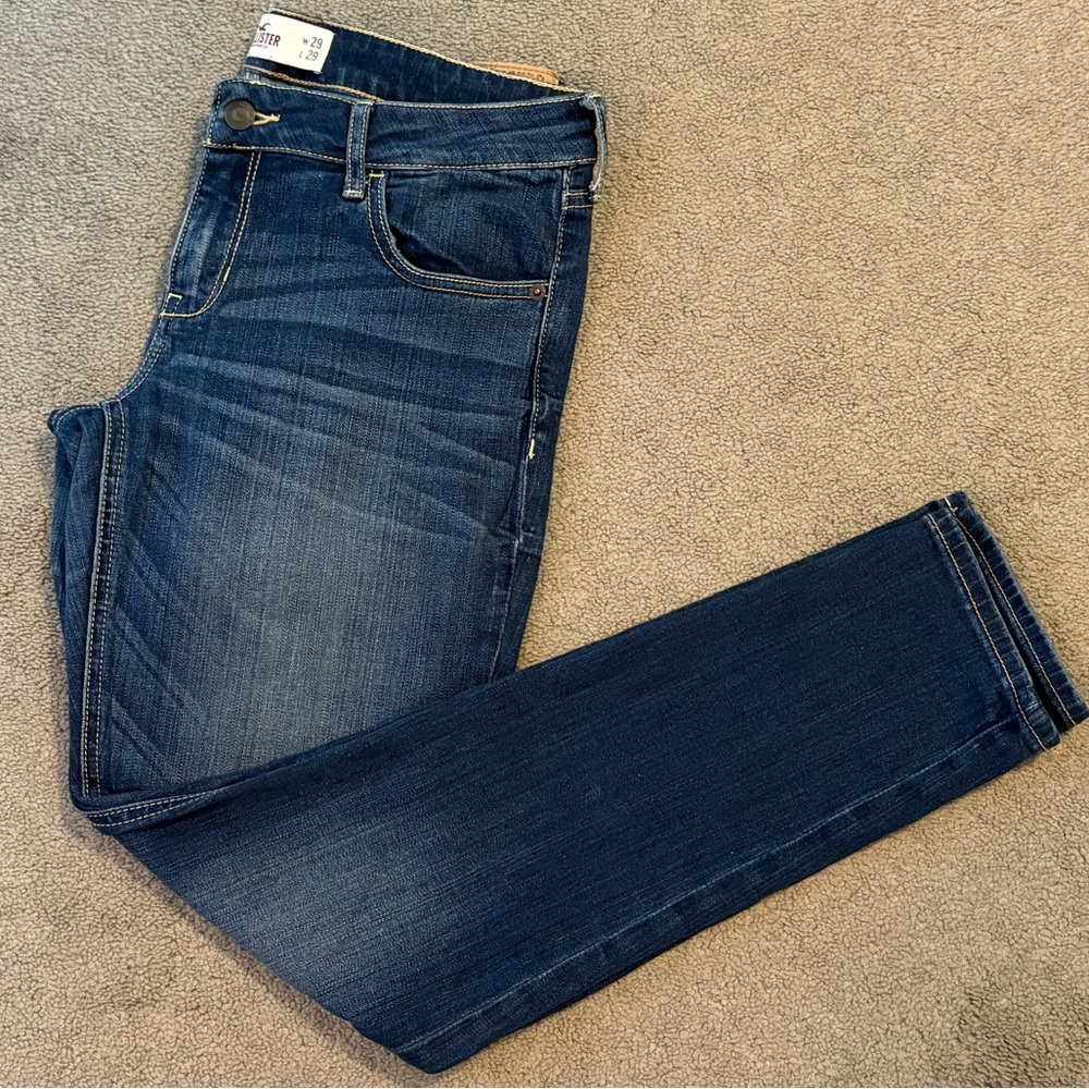 Hollister Dark Blue Skinny Jeans